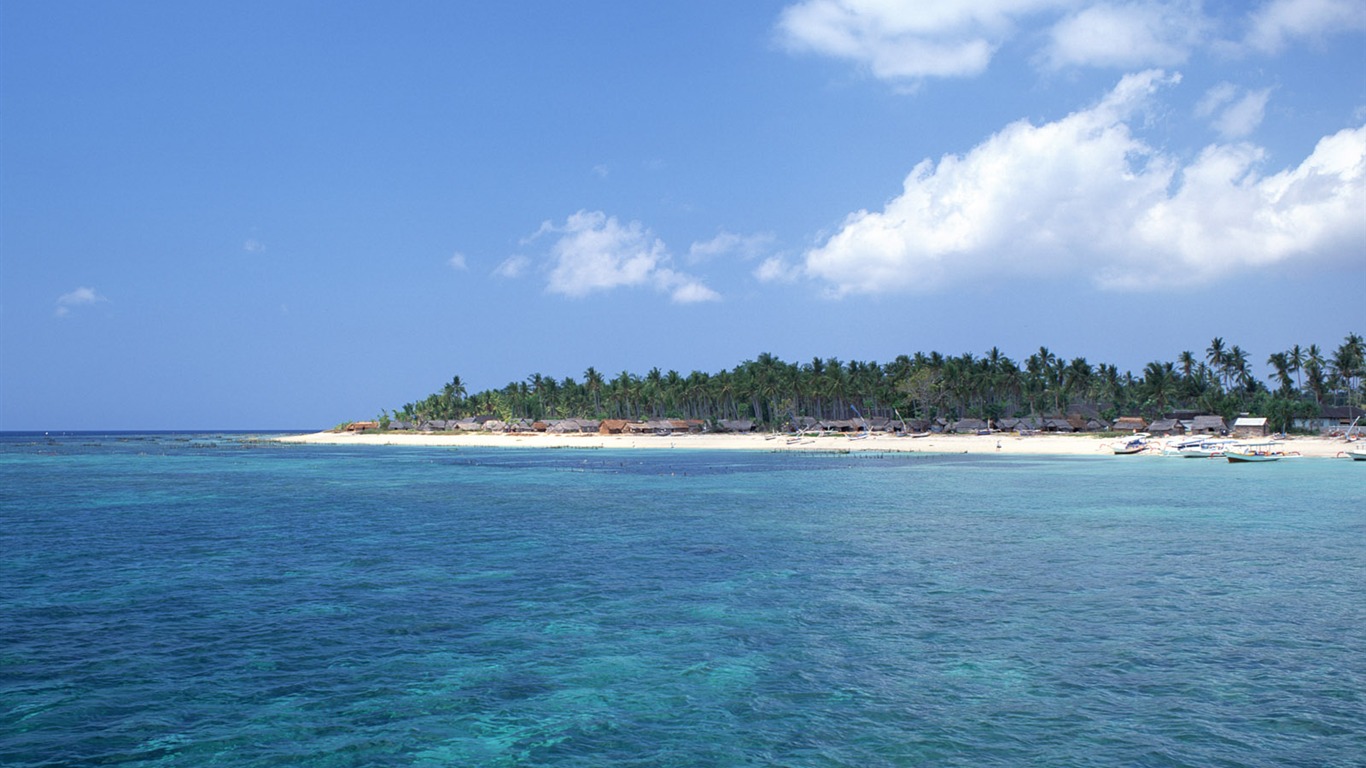 Fonds d'écran paysage de plage (3) #4 - 1366x768