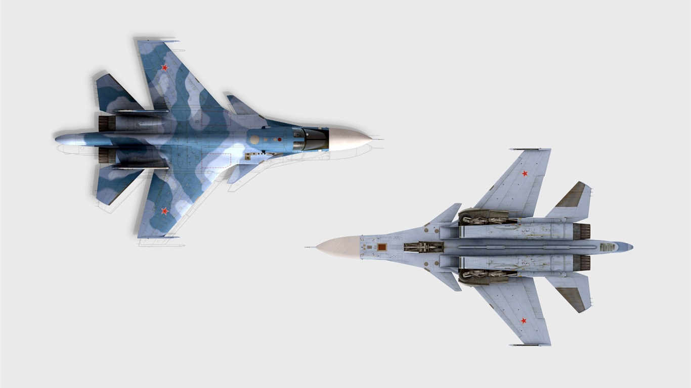 軍用飛機 CG壁紙 #5 - 1366x768
