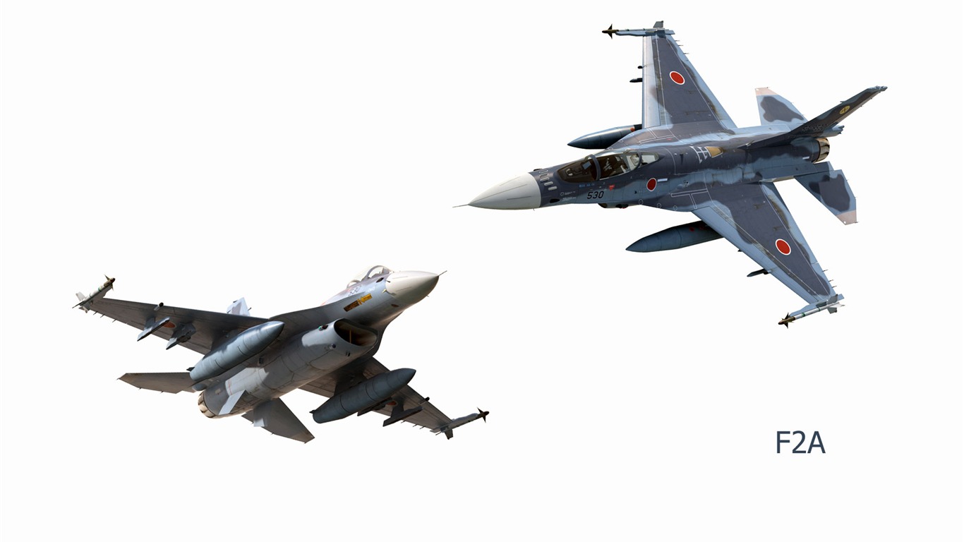 軍用飛機 CG壁紙 #14 - 1366x768