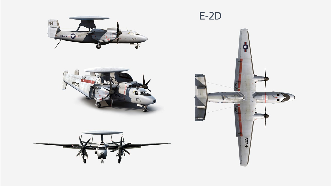 軍用飛機 CG壁紙 #20 - 1366x768