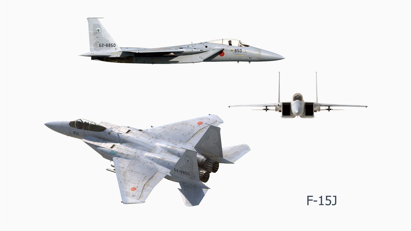 軍用飛機 CG壁紙 #22 - 1366x768