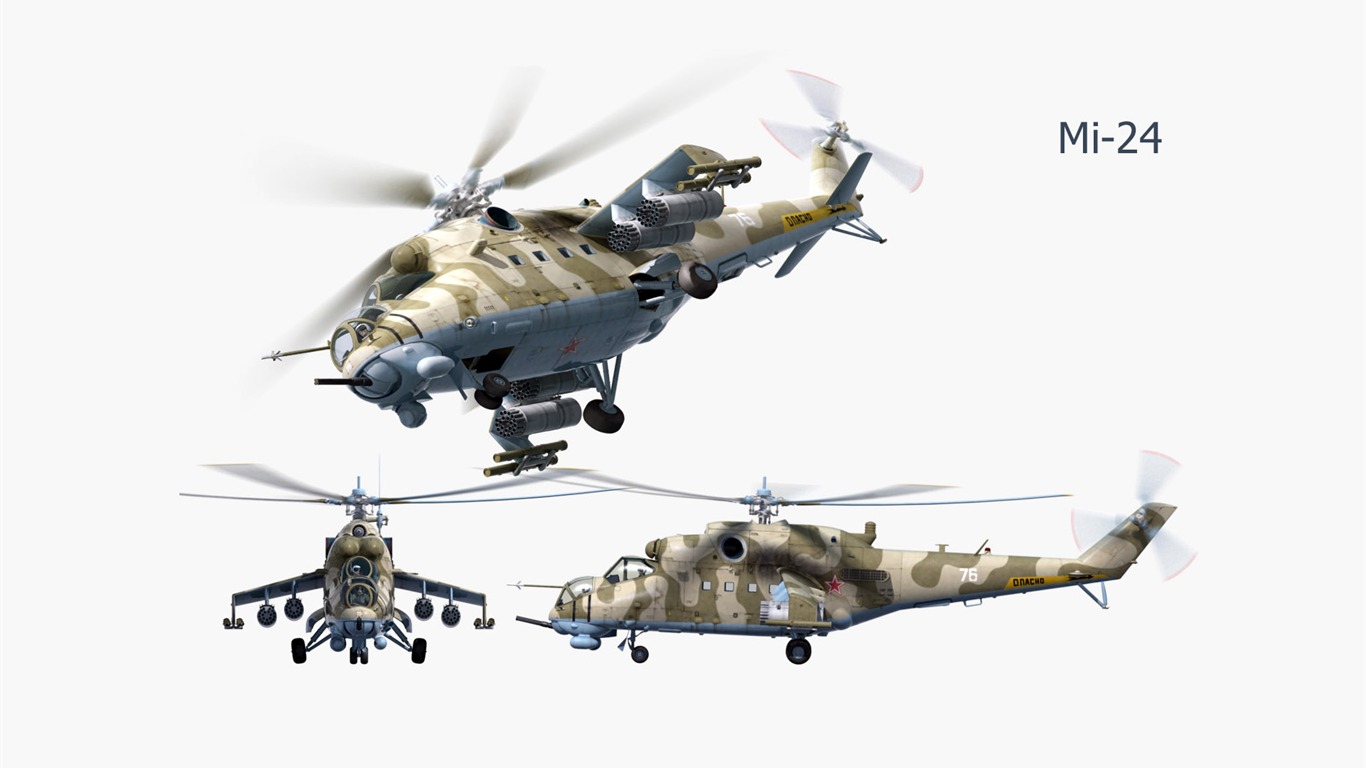 軍用飛機 CG壁紙 #24 - 1366x768