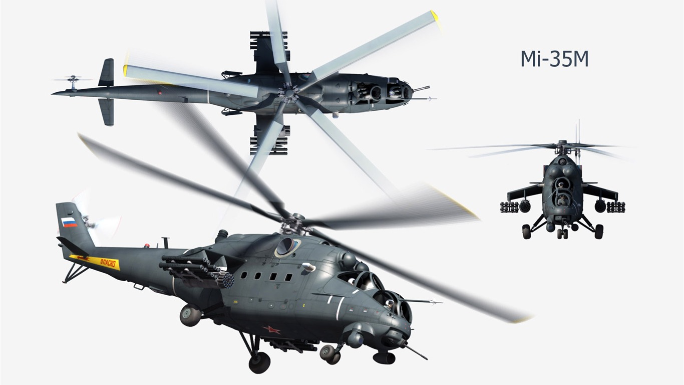 CG wallpaper military aircraft #25 - 1366x768