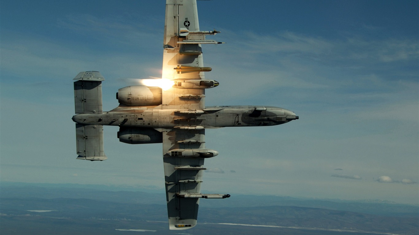 HD wallpaper military aircraft (11) #16 - 1366x768