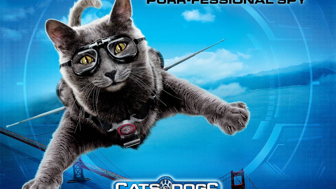 Kočky a psi: Revenge of Kitty Galore #5 - 1366x768