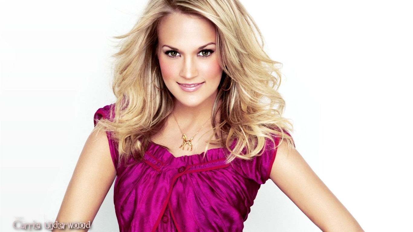 Carrie Underwood 凱莉·安德伍德美女壁紙 #2 - 1366x768