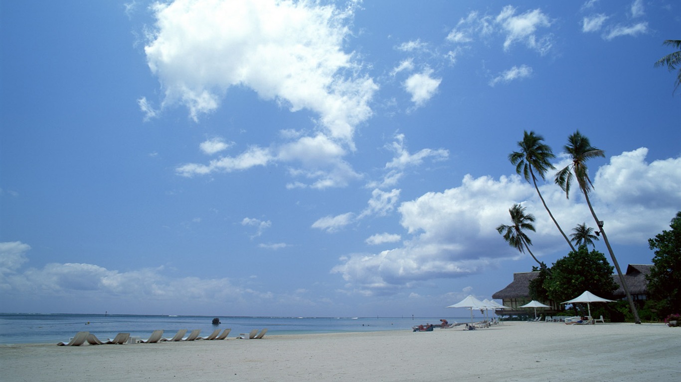 Beach Krajina tapety (4) #12 - 1366x768