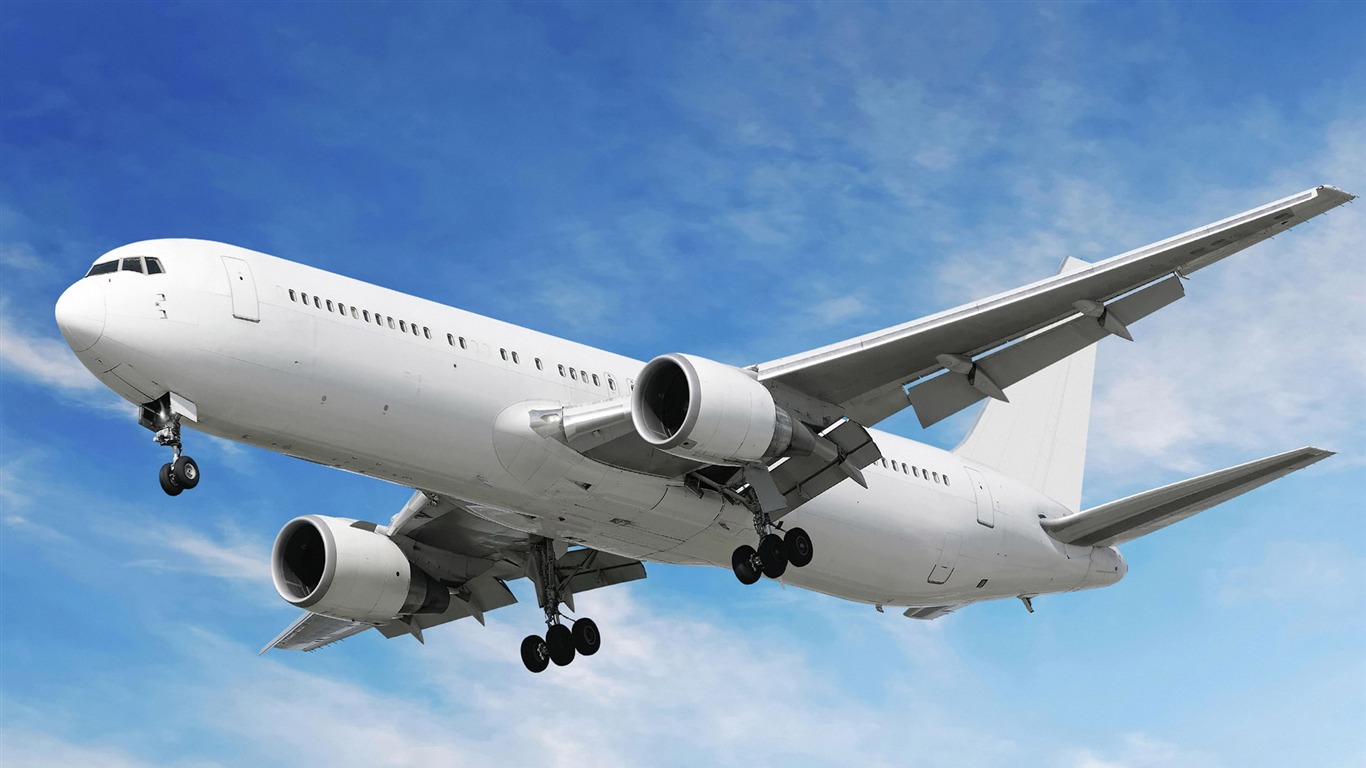 民航飛機寫真 高清壁紙 #1 - 1366x768
