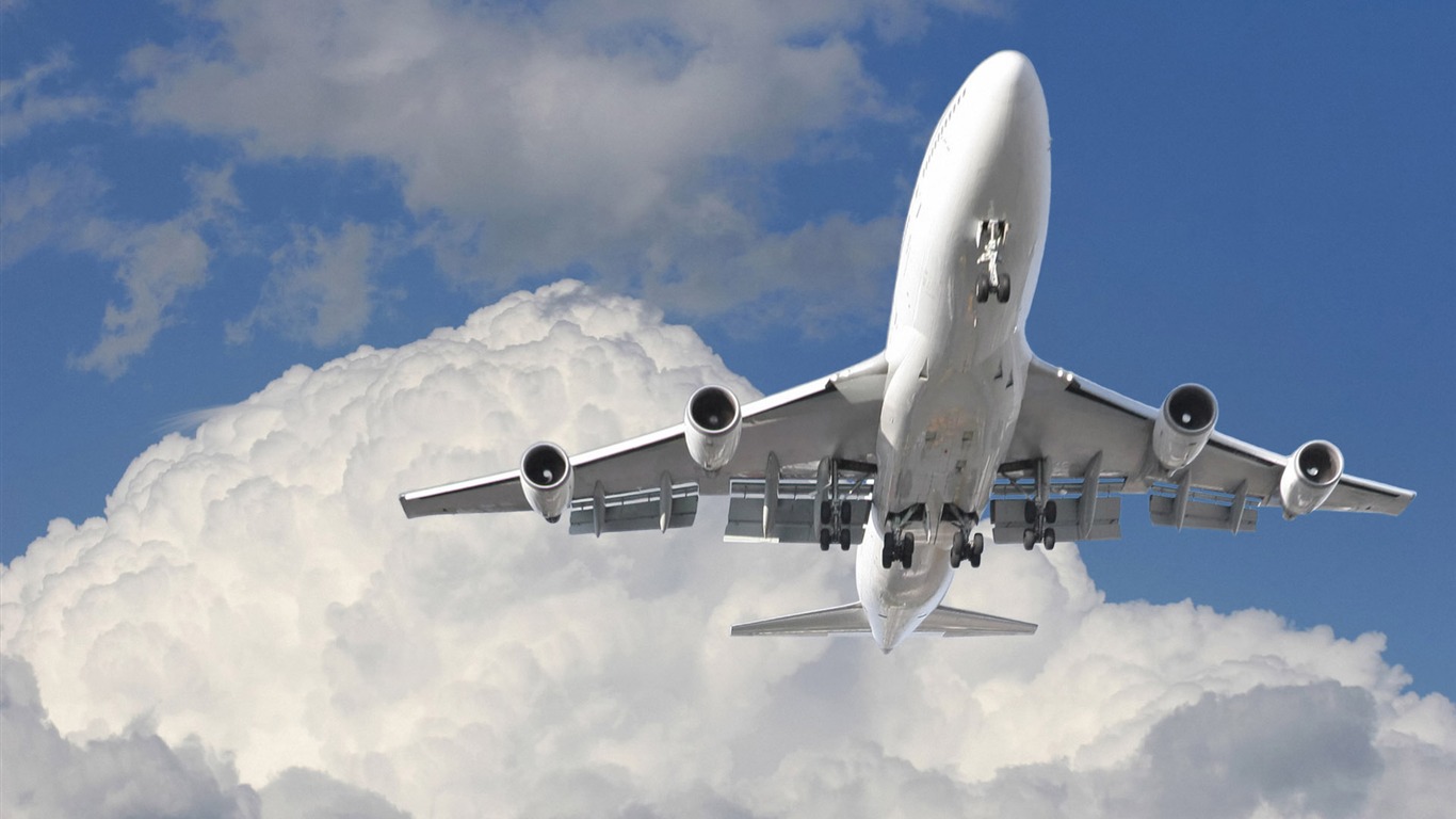 民航飛機寫真 高清壁紙 #6 - 1366x768