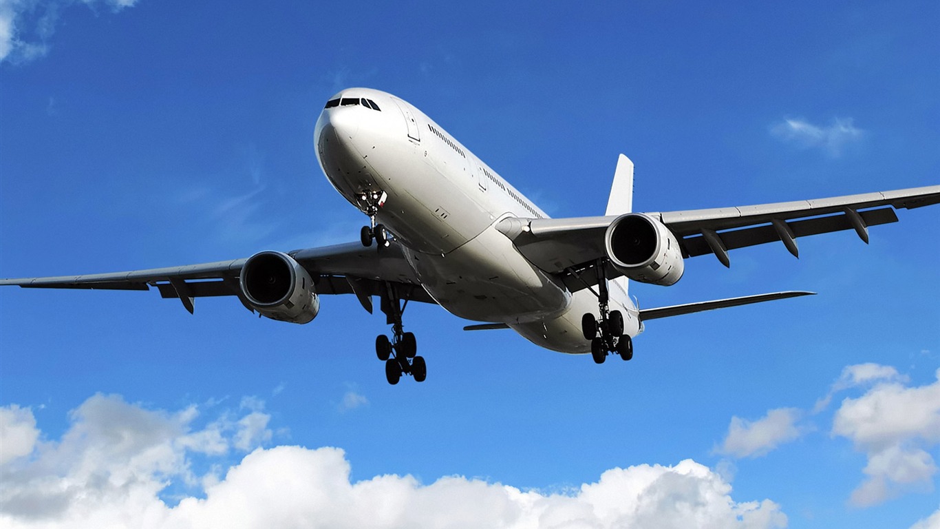 HD wallpaper civil aircraft photo #9 - 1366x768