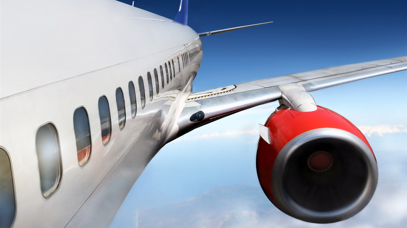 HD wallpaper civil aircraft photo #20 - 1366x768