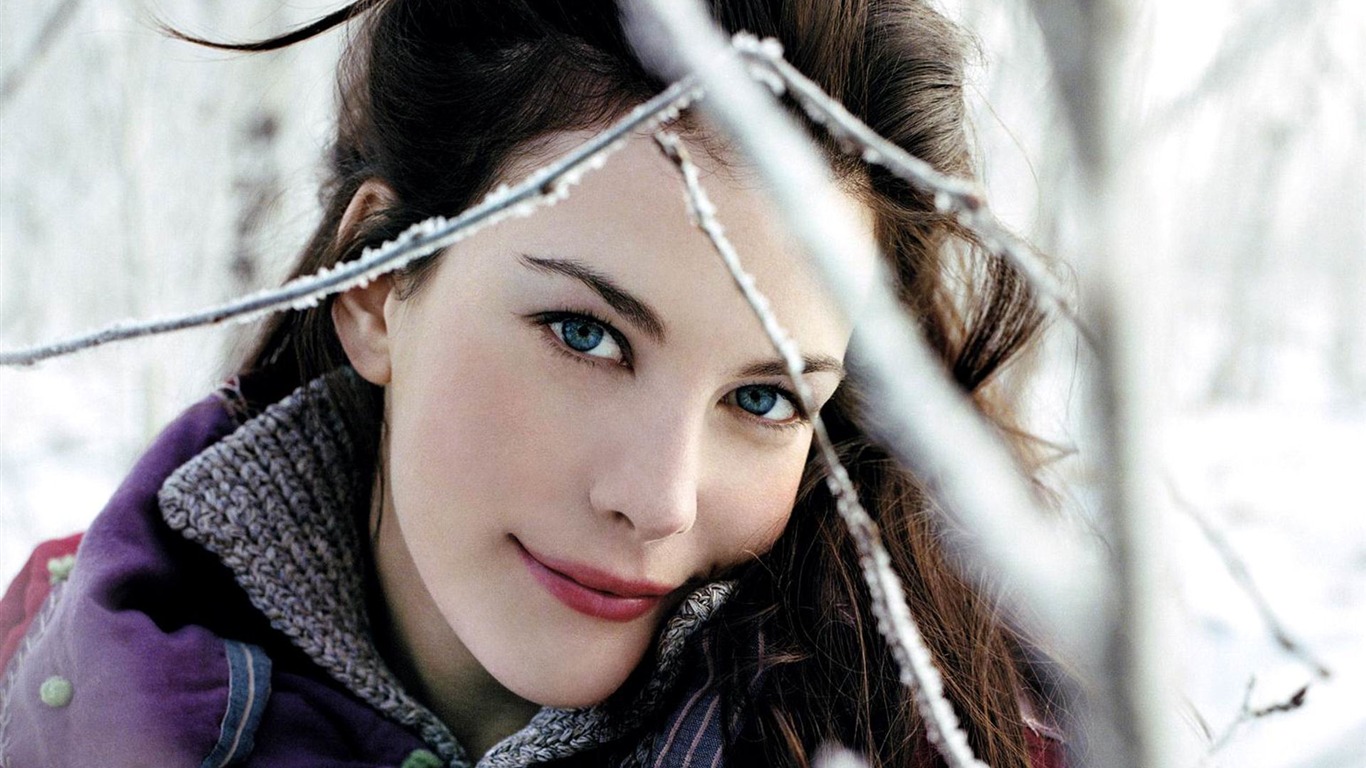 Liv Tyler krásnou tapetu #30 - 1366x768