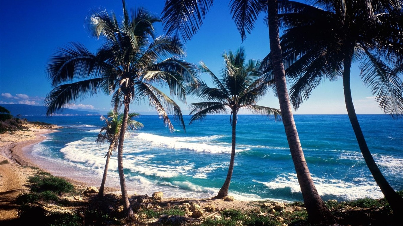 Beach scenery wallpapers (6) #6 - 1366x768