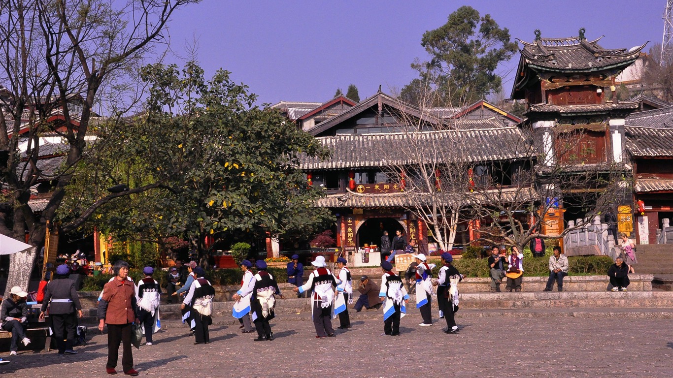 Lijiang ancient town atmosphere (2) (old Hong OK works) #13 - 1366x768