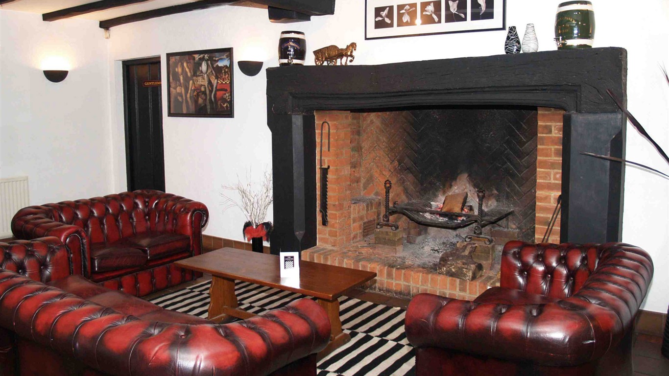 Western-style family fireplace wallpaper (1) #20 - 1366x768