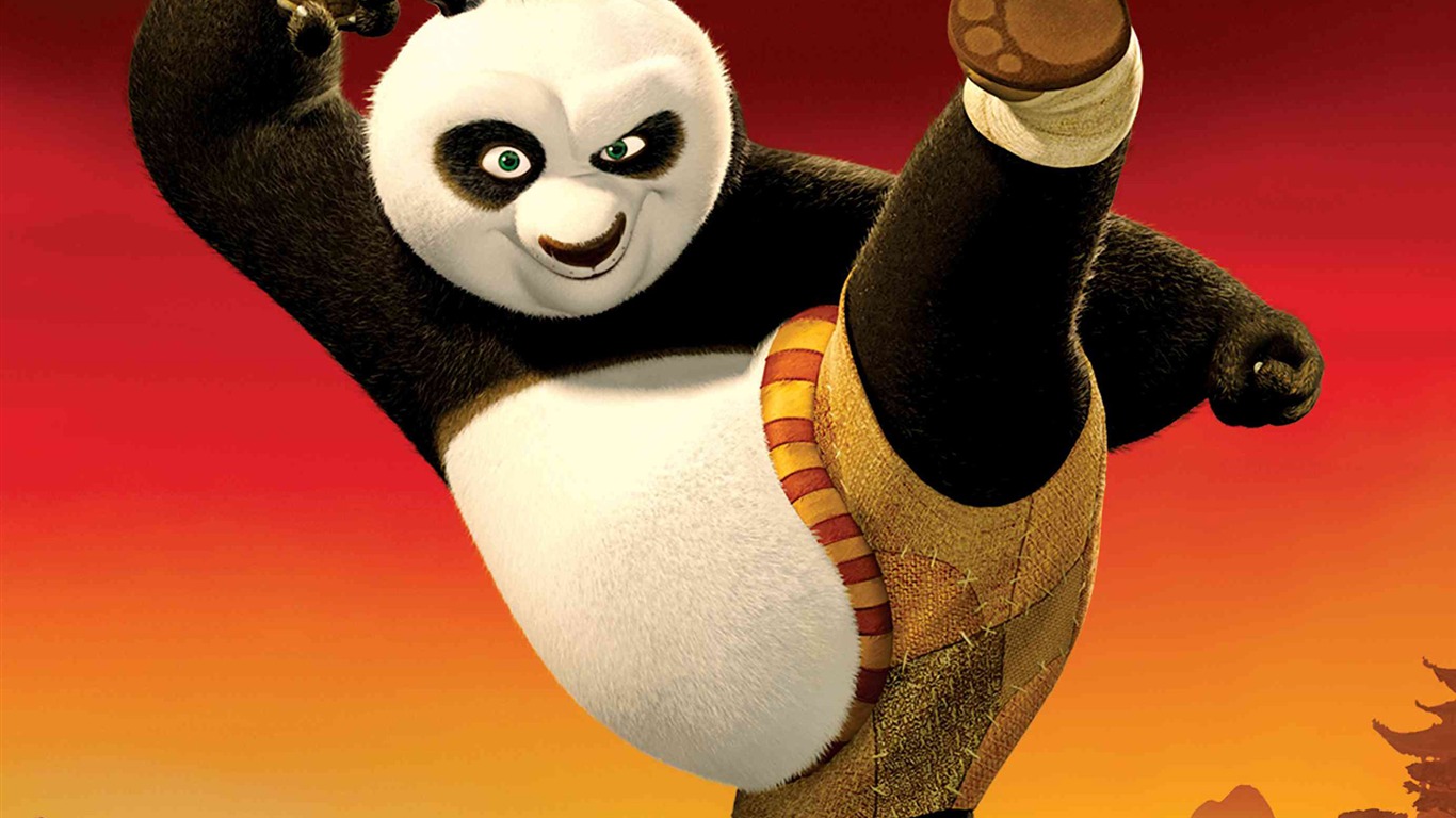 Kung Fu Panda 功夫熊貓 高清壁紙 #2 - 1366x768