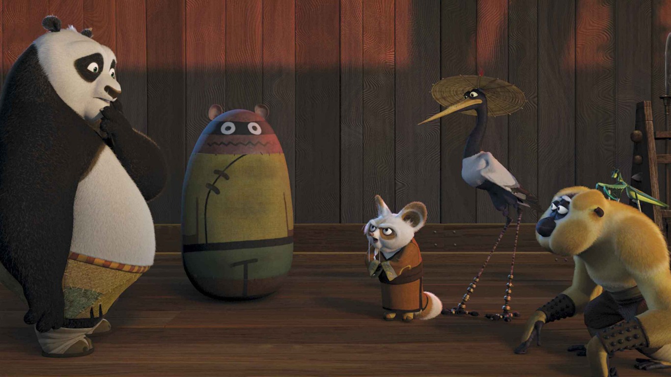 Kung Fu Panda 功夫熊貓 高清壁紙 #6 - 1366x768