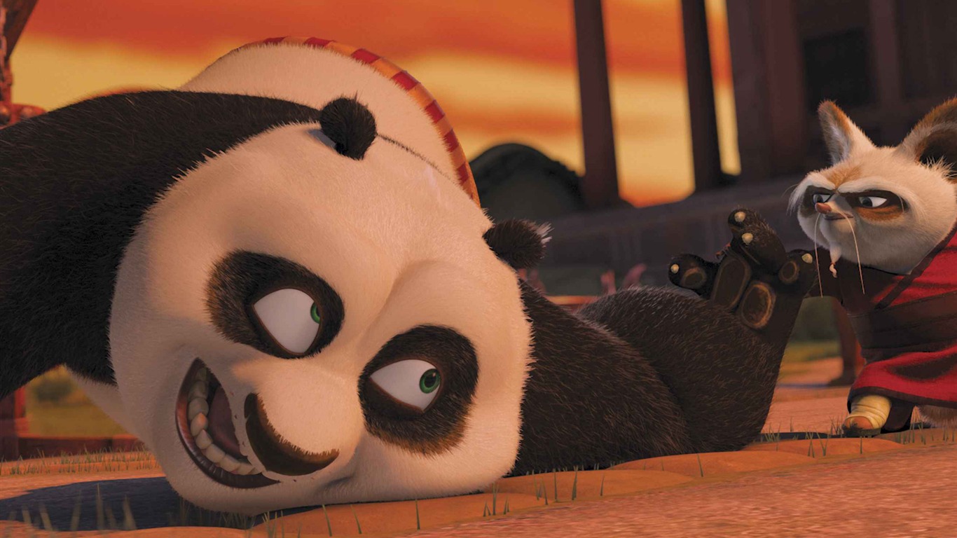 Kung Fu Panda 功夫熊貓 高清壁紙 #9 - 1366x768