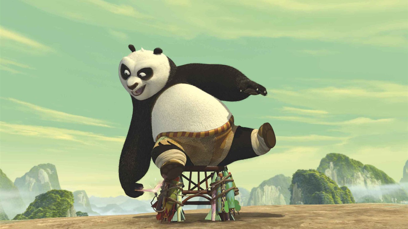 Kung Fu Panda 功夫熊貓 高清壁紙 #11 - 1366x768