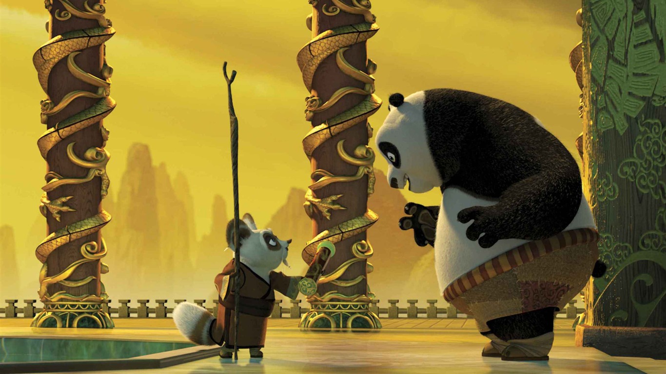 Kung Fu Panda 功夫熊貓 高清壁紙 #13 - 1366x768
