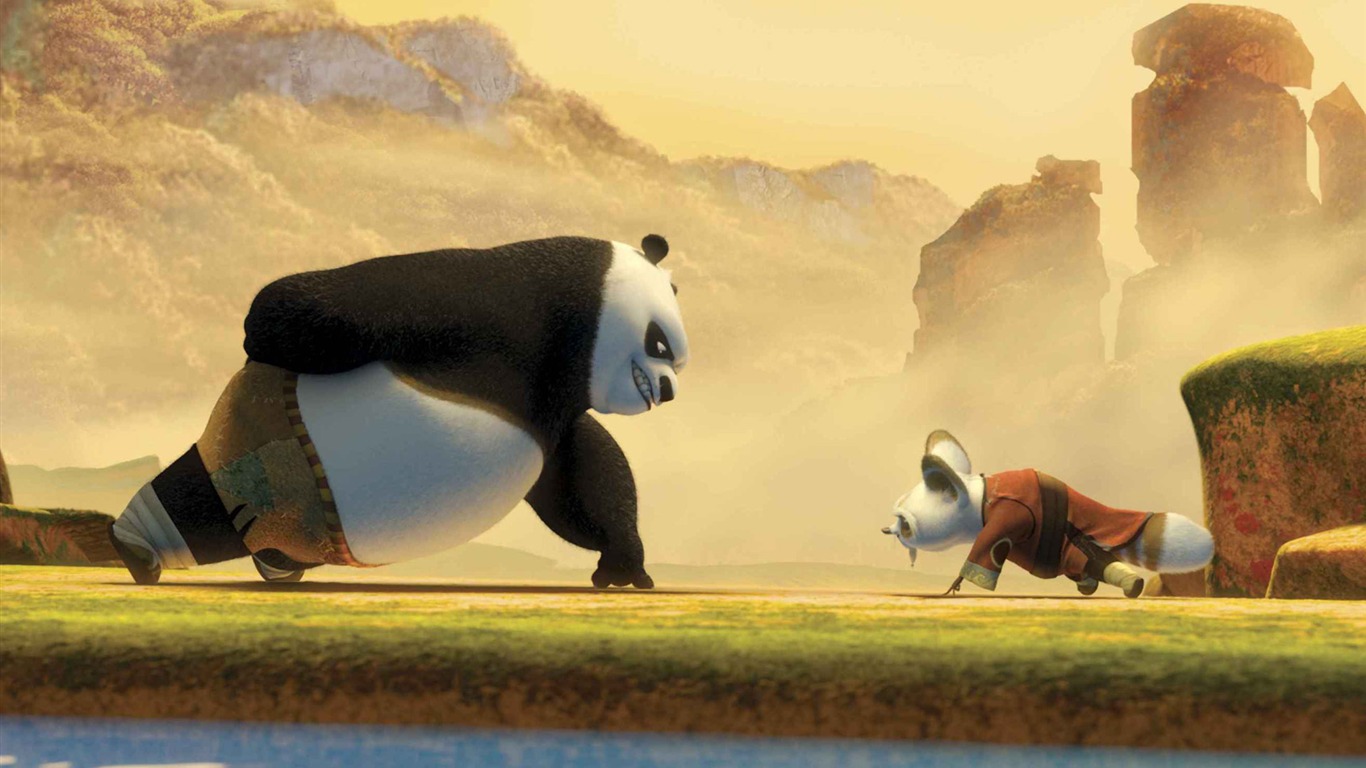 Kung Fu Panda 功夫熊貓 高清壁紙 #14 - 1366x768