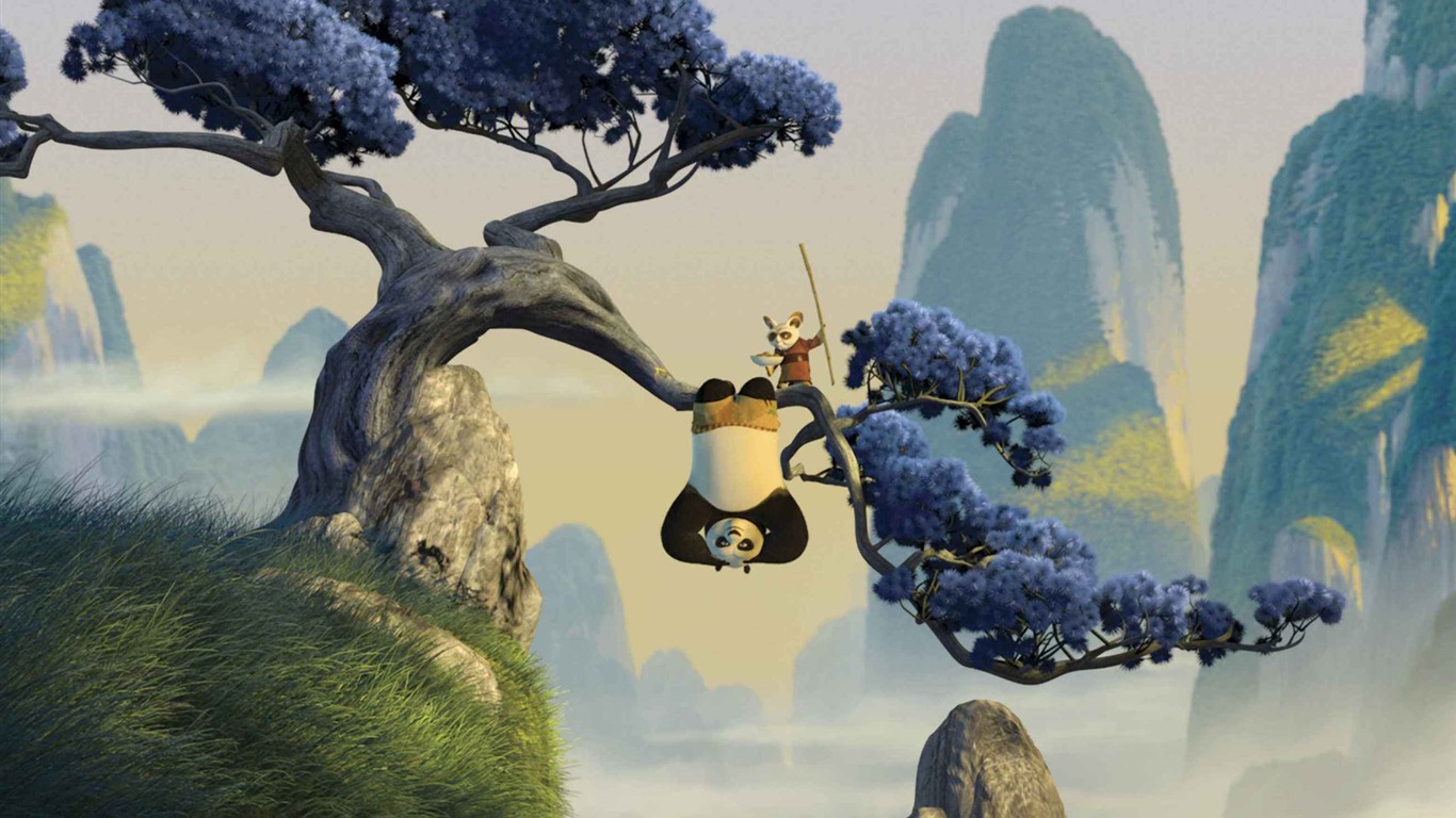Kung Fu Panda 功夫熊貓 高清壁紙 #15 - 1366x768