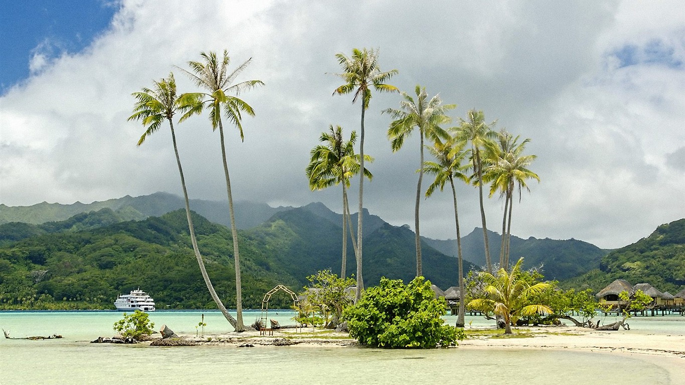 Fonds d'écran paysage de plage (7) #9 - 1366x768