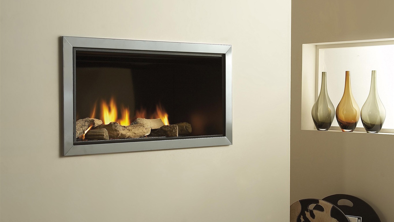 Western-style family fireplace wallpaper (2) #5 - 1366x768