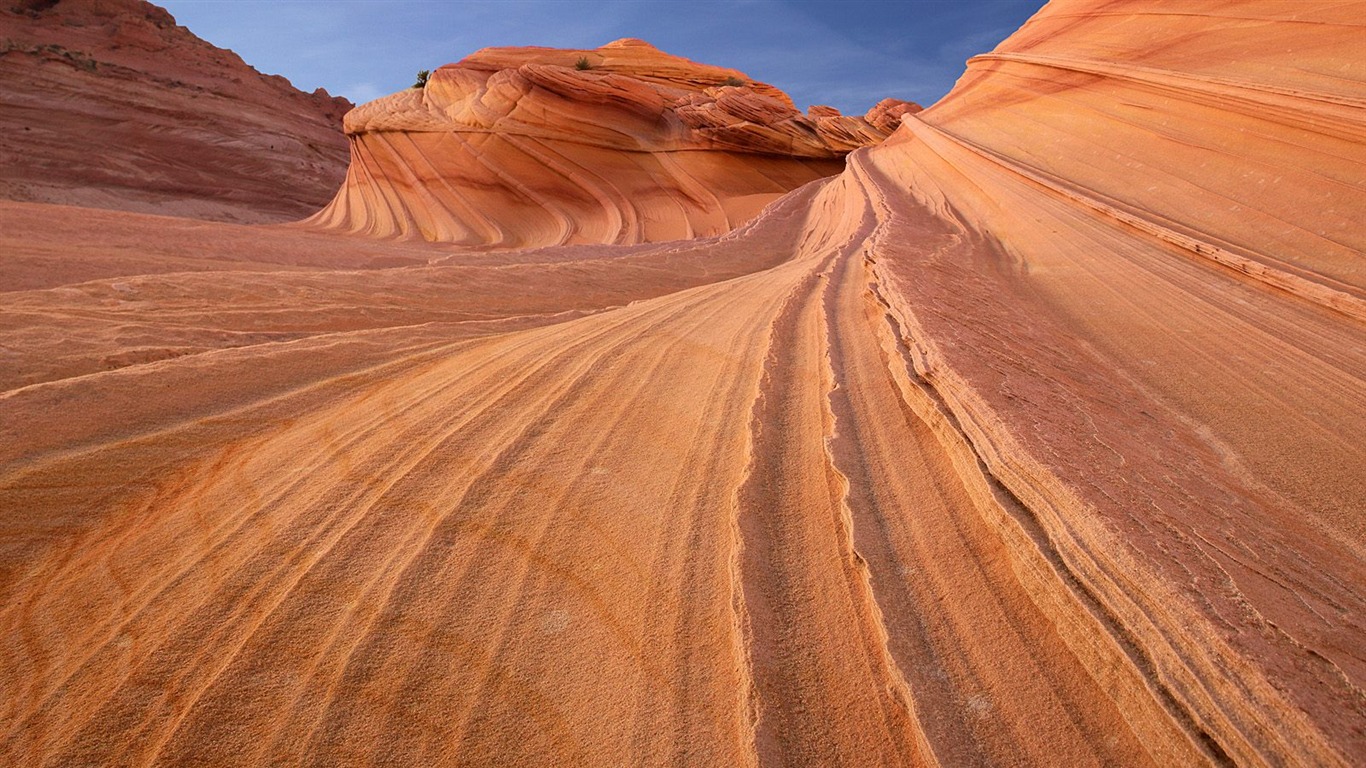 Red Rock Fondo de pantalla del disco #8 - 1366x768