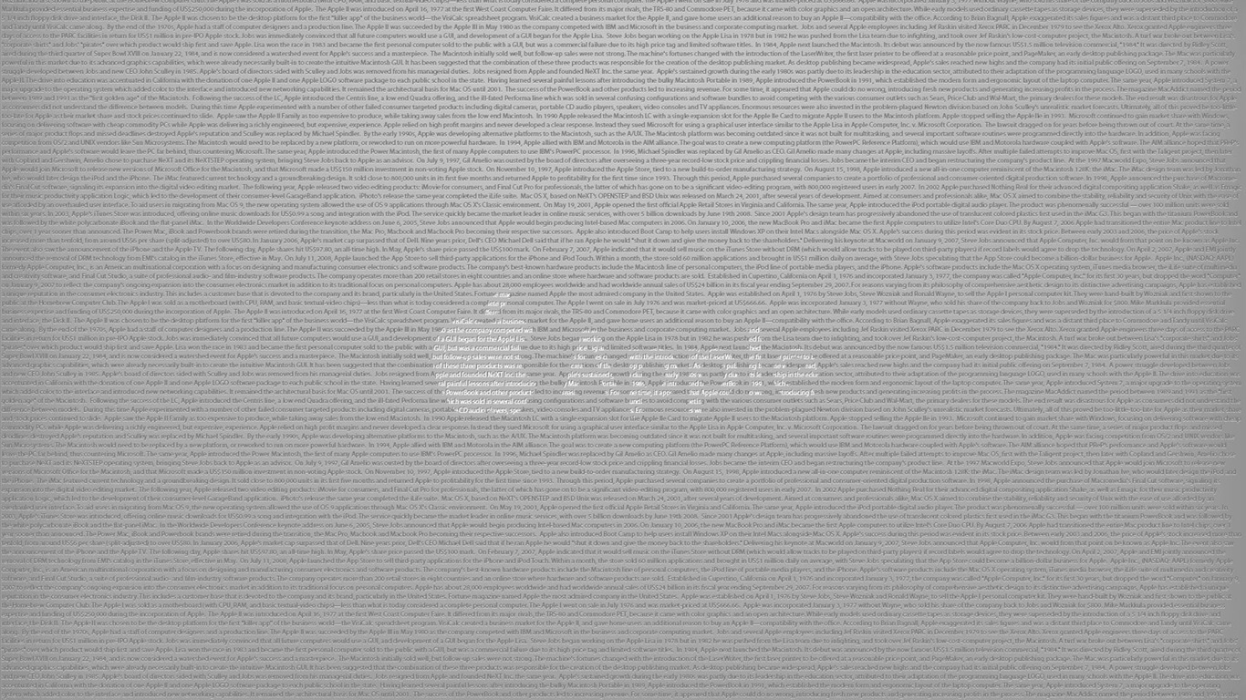tema de fondo de pantalla de Apple álbum (31) #5 - 1366x768