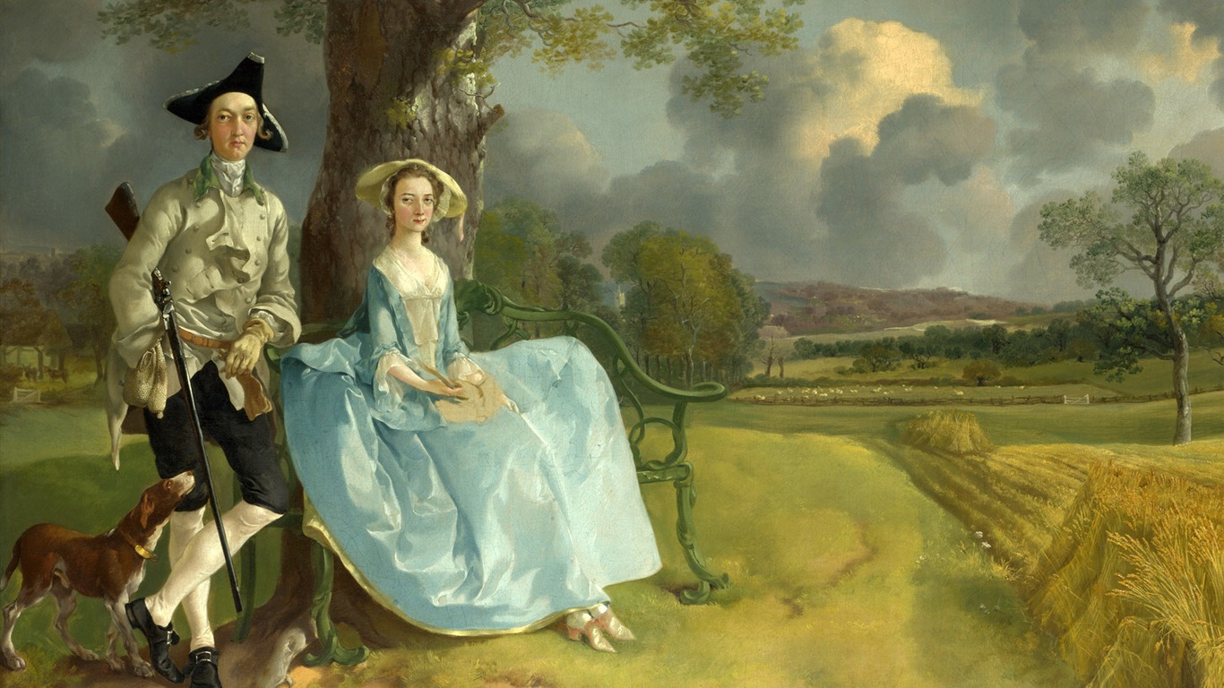 London's National Gallery wallpaper (1) #1 - 1366x768