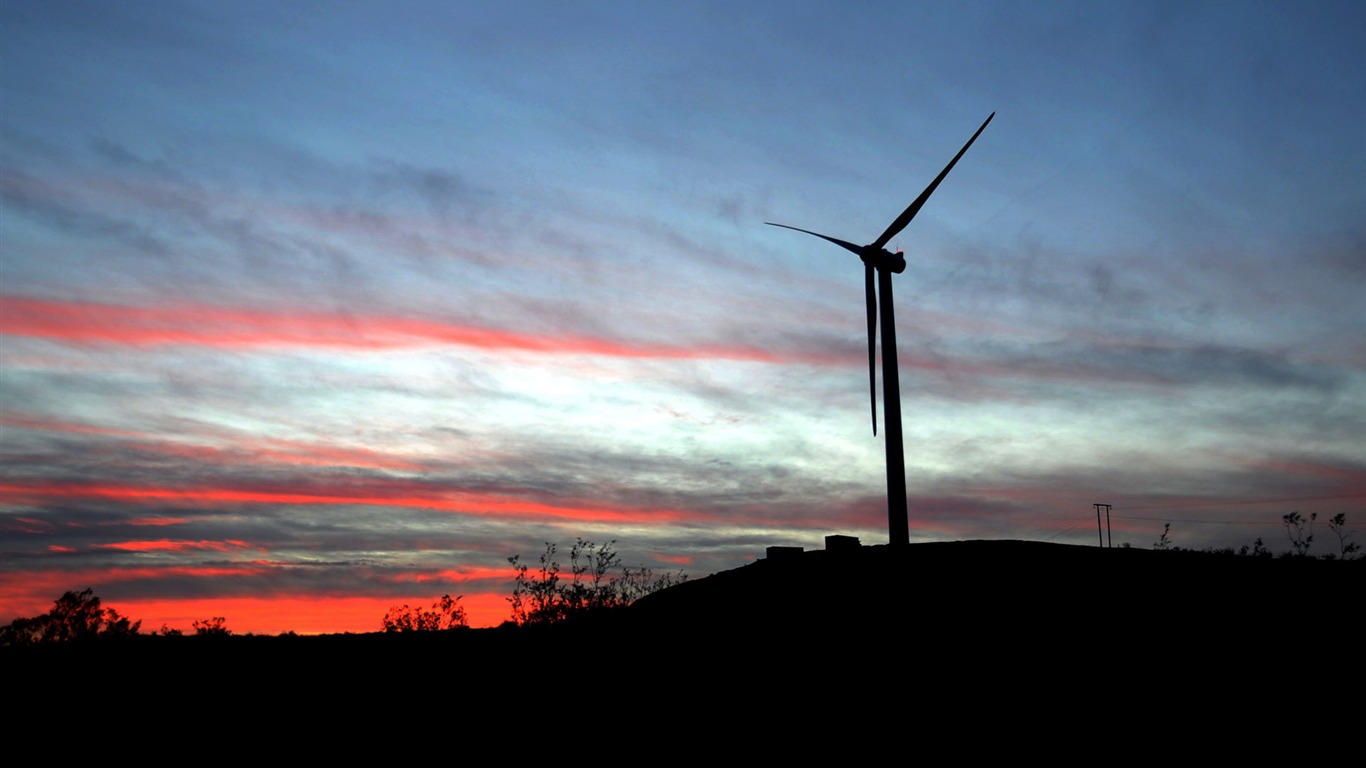 Wind Power wallpaper (1) #2 - 1366x768