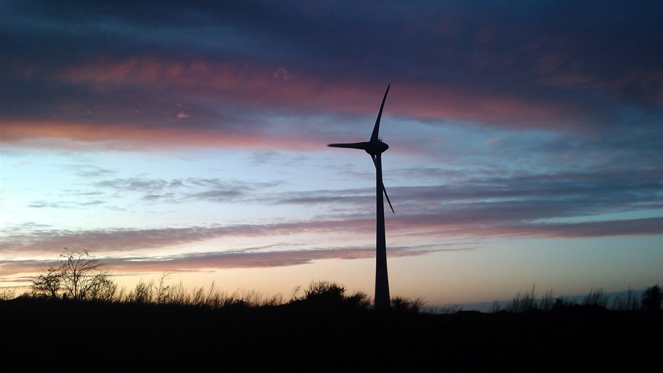 Wind Power Tapeten (1) #12 - 1366x768