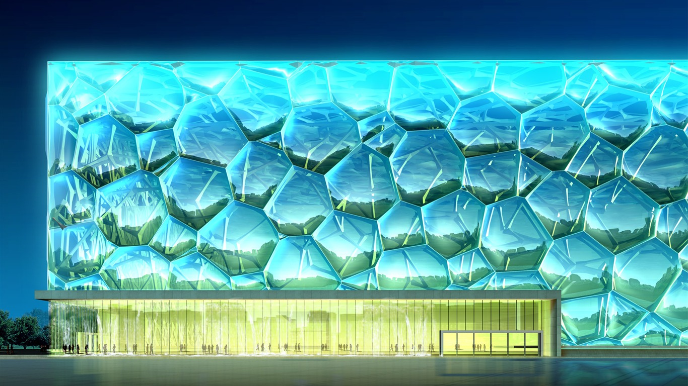 建築園林效果 高清壁紙(八) #8 - 1366x768