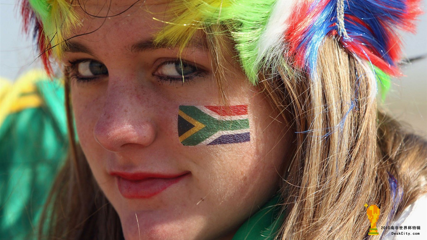 Sudáfrica la Copa Mundial de fondos de escritorio de serie (4) #3 - 1366x768