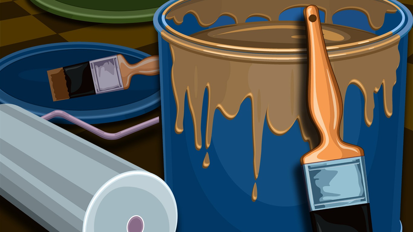 Vectorial de fondos de escritorio de la ilustración (1) #6 - 1366x768