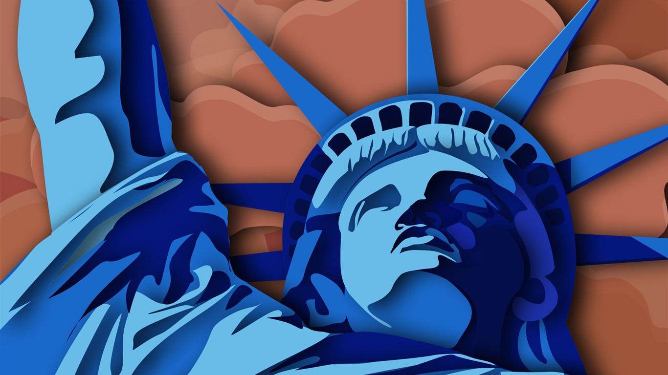 Vectorial de fondos de escritorio de la ilustración (1) #13 - 1366x768