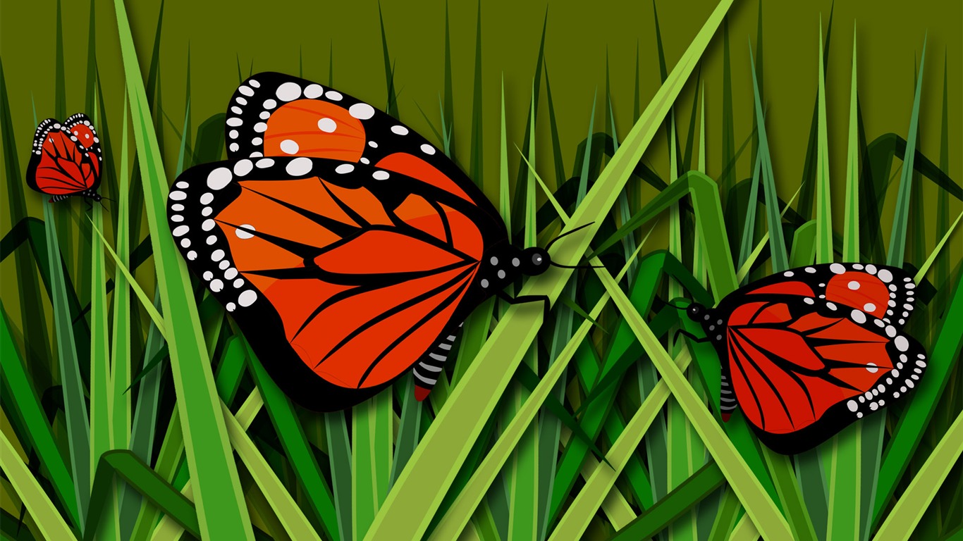 Vectorial de fondos de escritorio de la ilustración (1) #20 - 1366x768