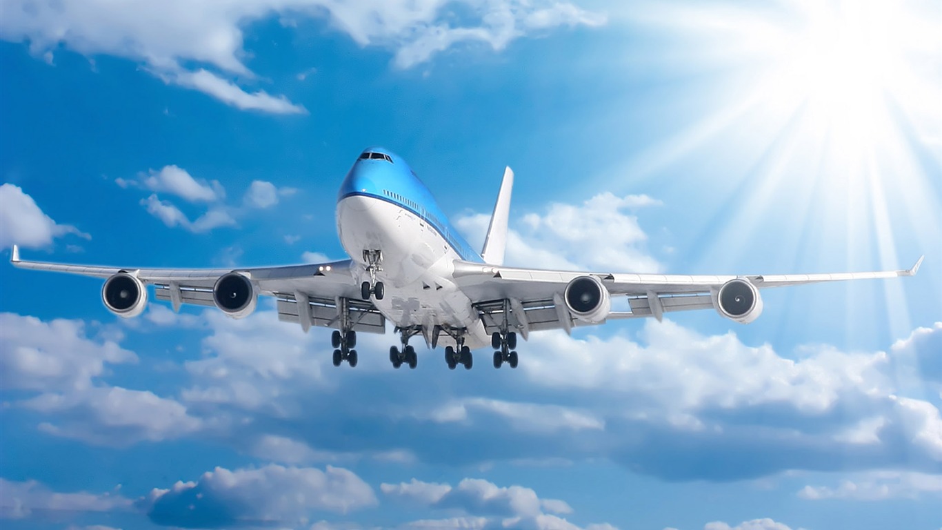 HD wallpaper civil aircraft photo (2) #17 - 1366x768