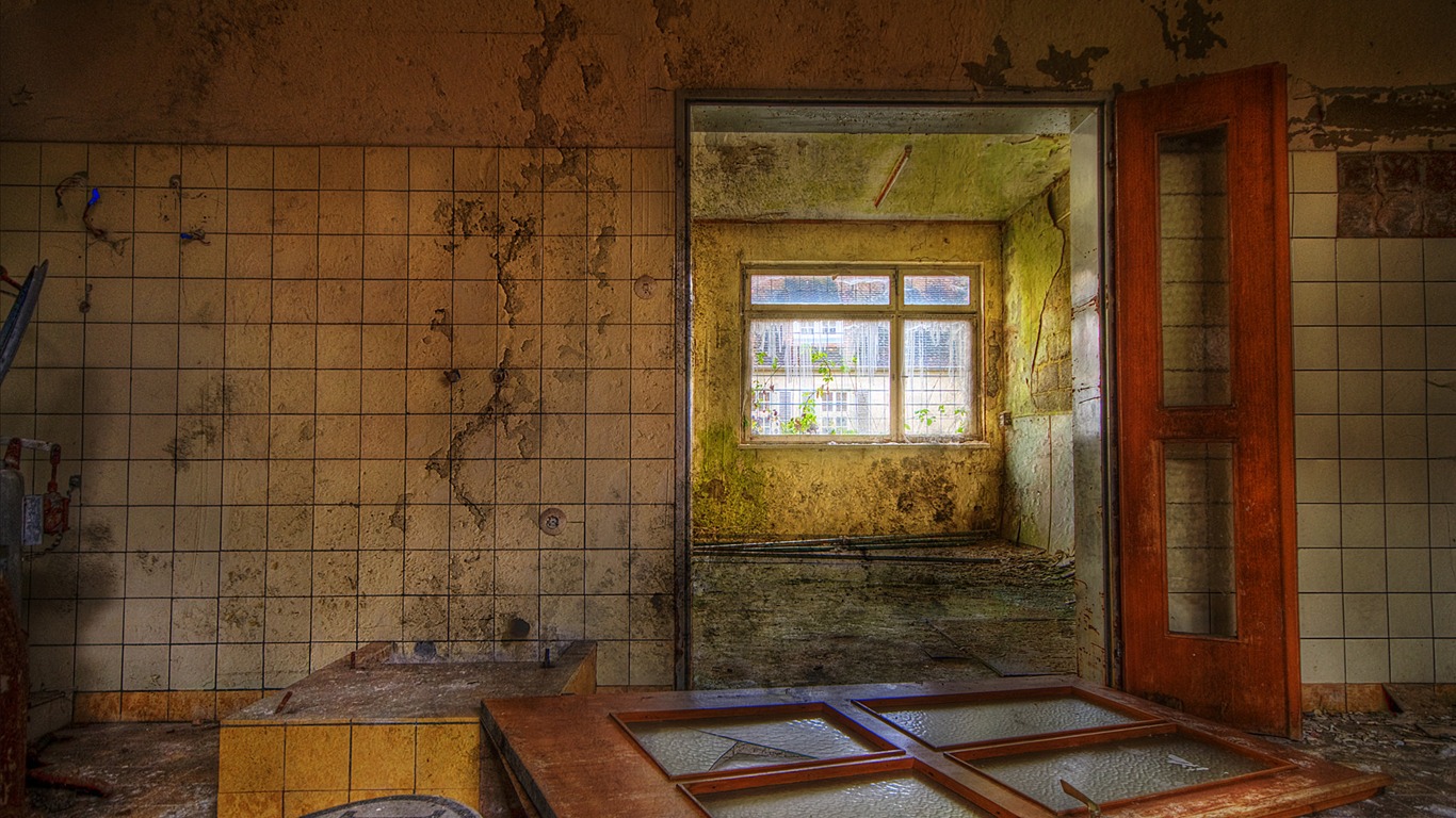 城市廢墟影像 高清壁紙 #8 - 1366x768