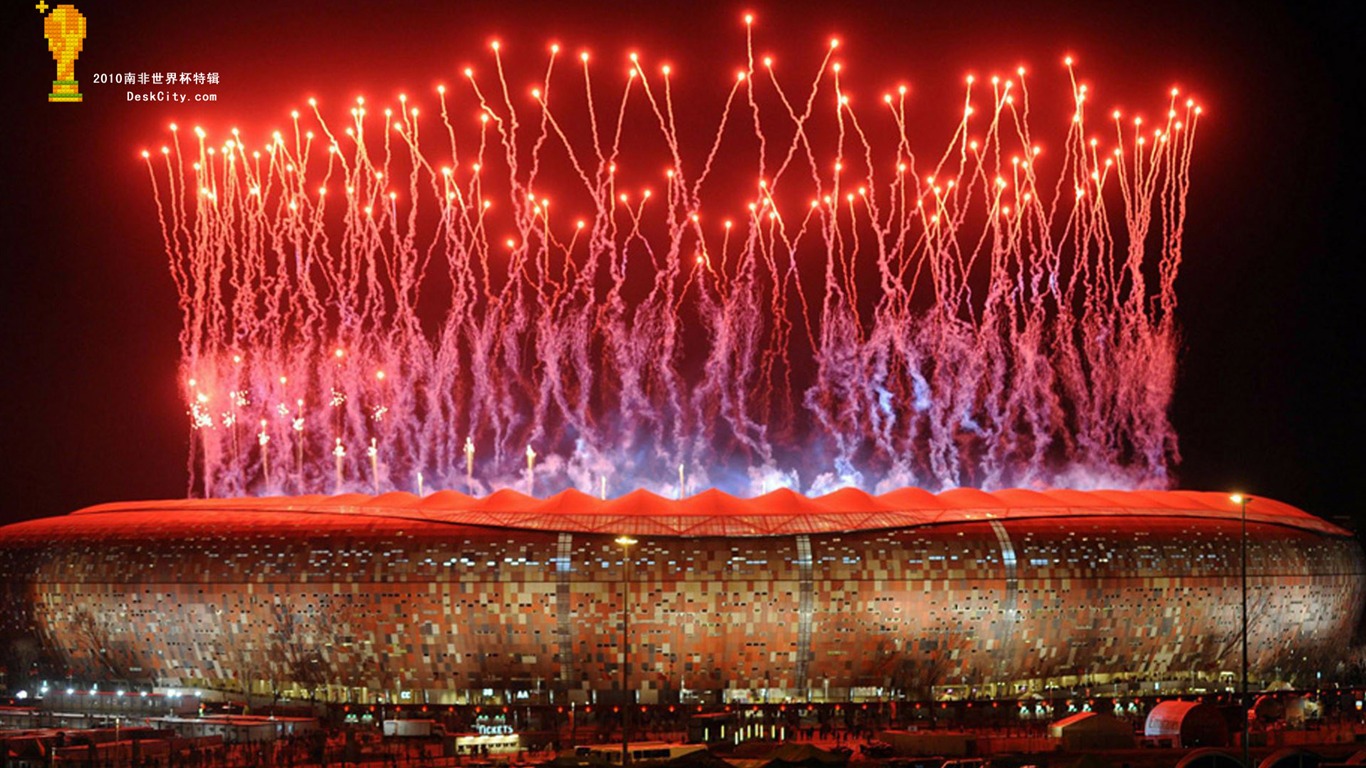 Sudáfrica la Copa Mundial de fondos de escritorio de serie (6) #18 - 1366x768