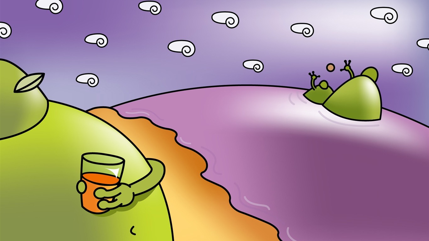 Blurburger 高清壁紙(一) #18 - 1366x768