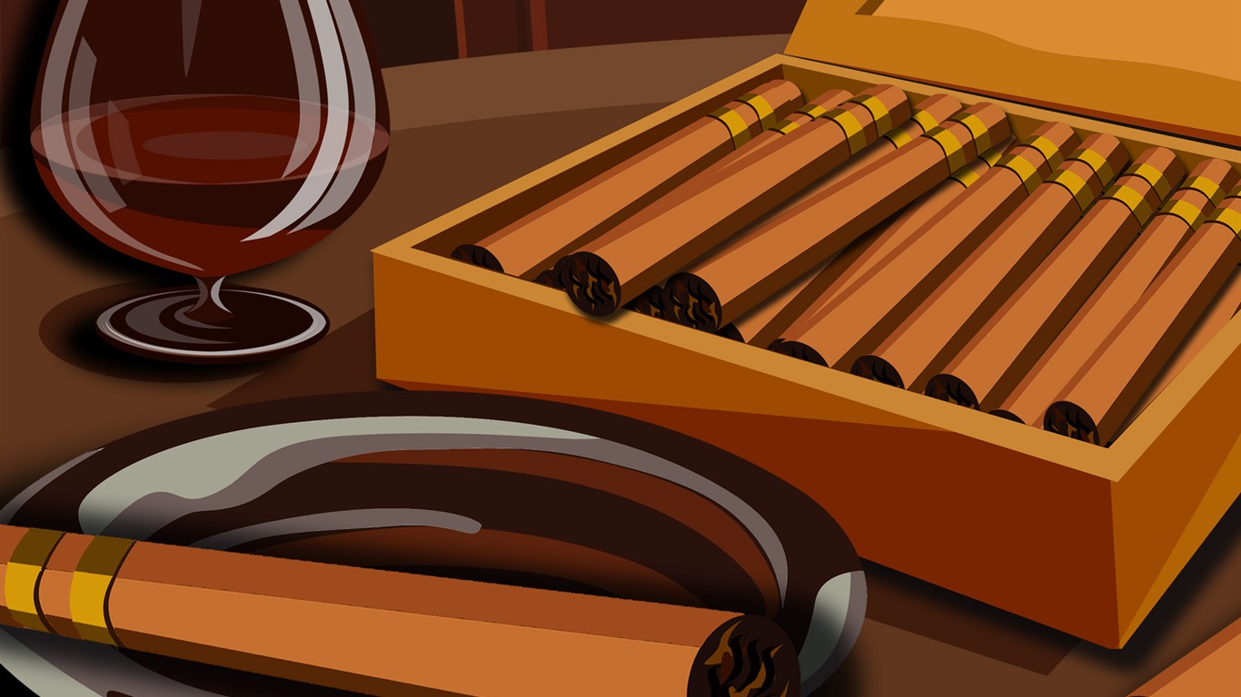 Vectorial de fondos de escritorio de la ilustración (3) #19 - 1366x768