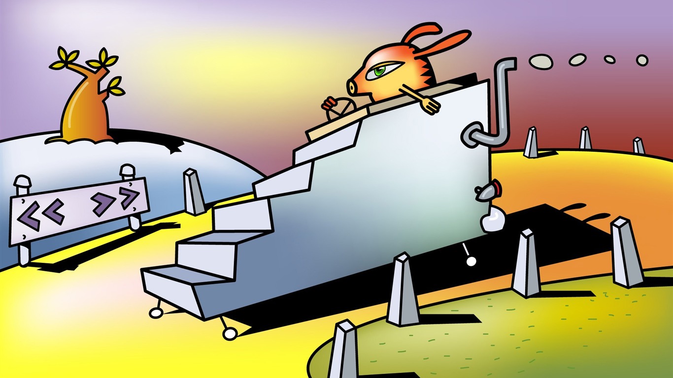 Blurburger 高清壁紙(二) #6 - 1366x768