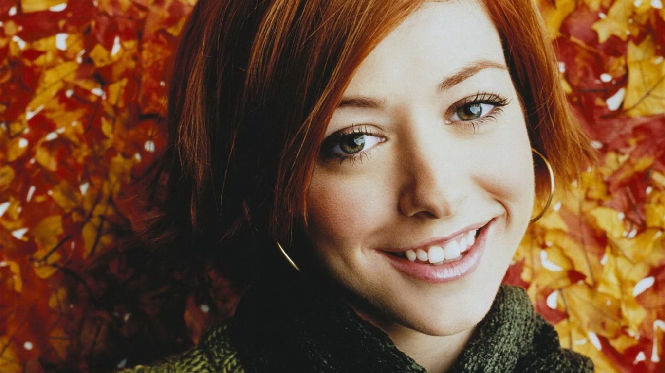 Alyson Hannigan beau fond d'écran #6 - 1366x768