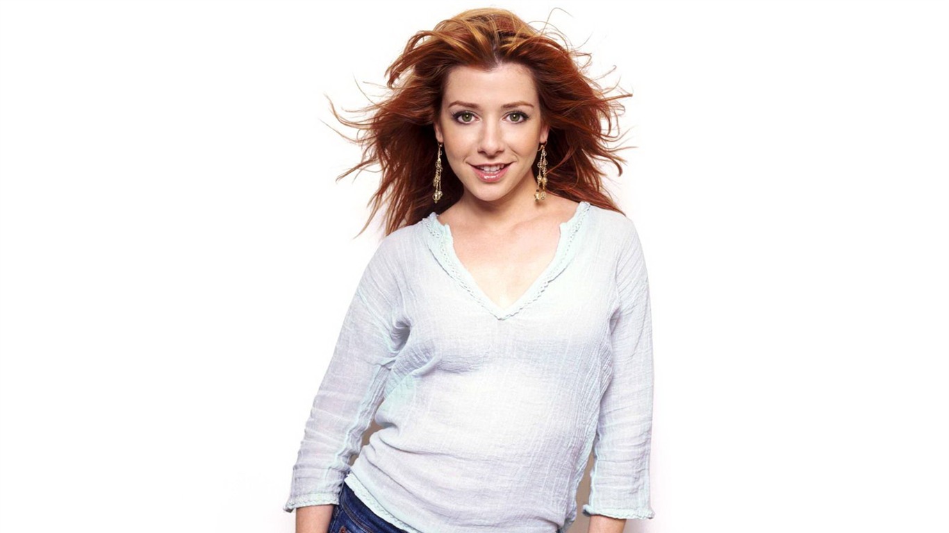 Alyson Hannigan 艾麗森·漢妮根 美女壁紙 #9 - 1366x768