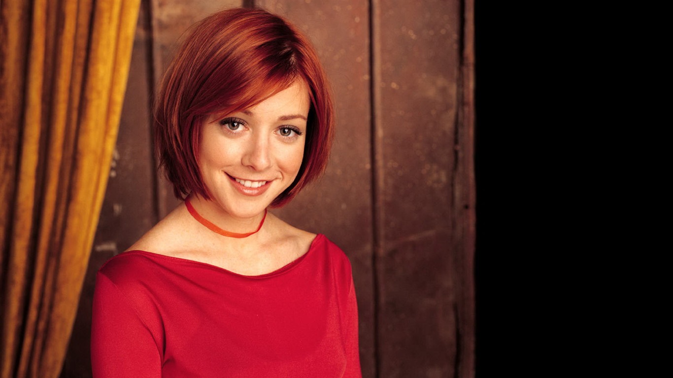 Alyson Hannigan 艾麗森·漢妮根 美女壁紙 #19 - 1366x768