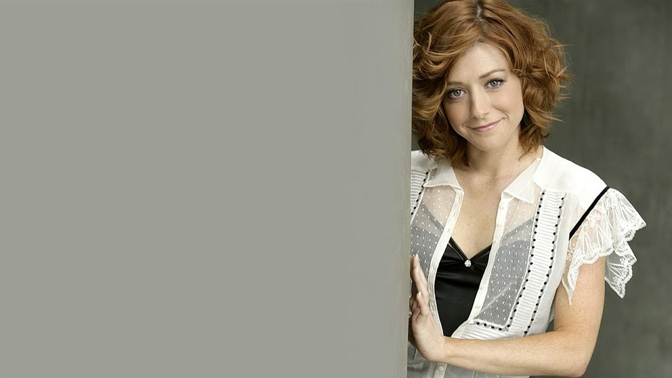 Alyson Hannigan krásnou tapetu #33 - 1366x768