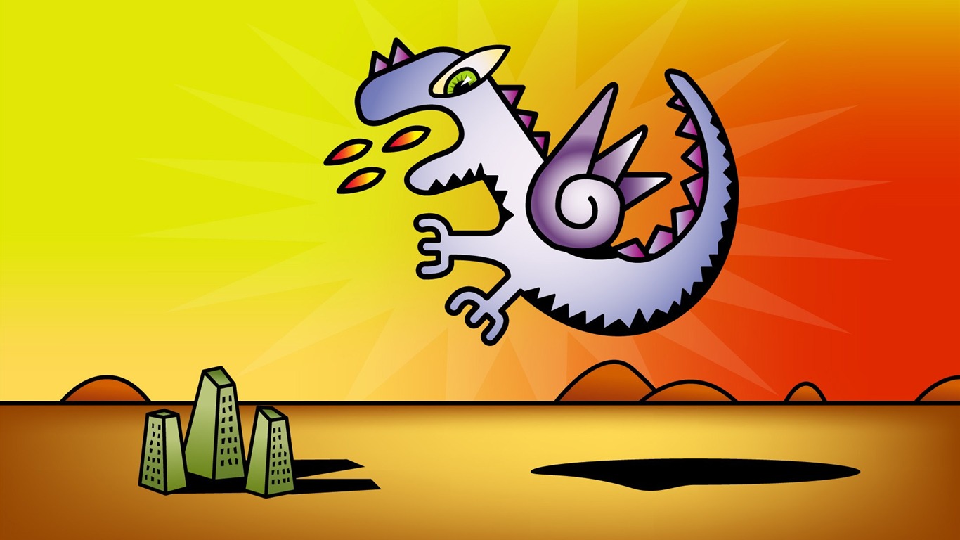 Blurburger 高清壁紙(三) #6 - 1366x768
