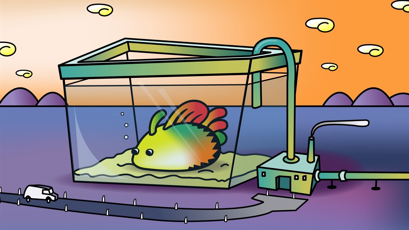 Blurburger 高清壁紙(三) #12 - 1366x768